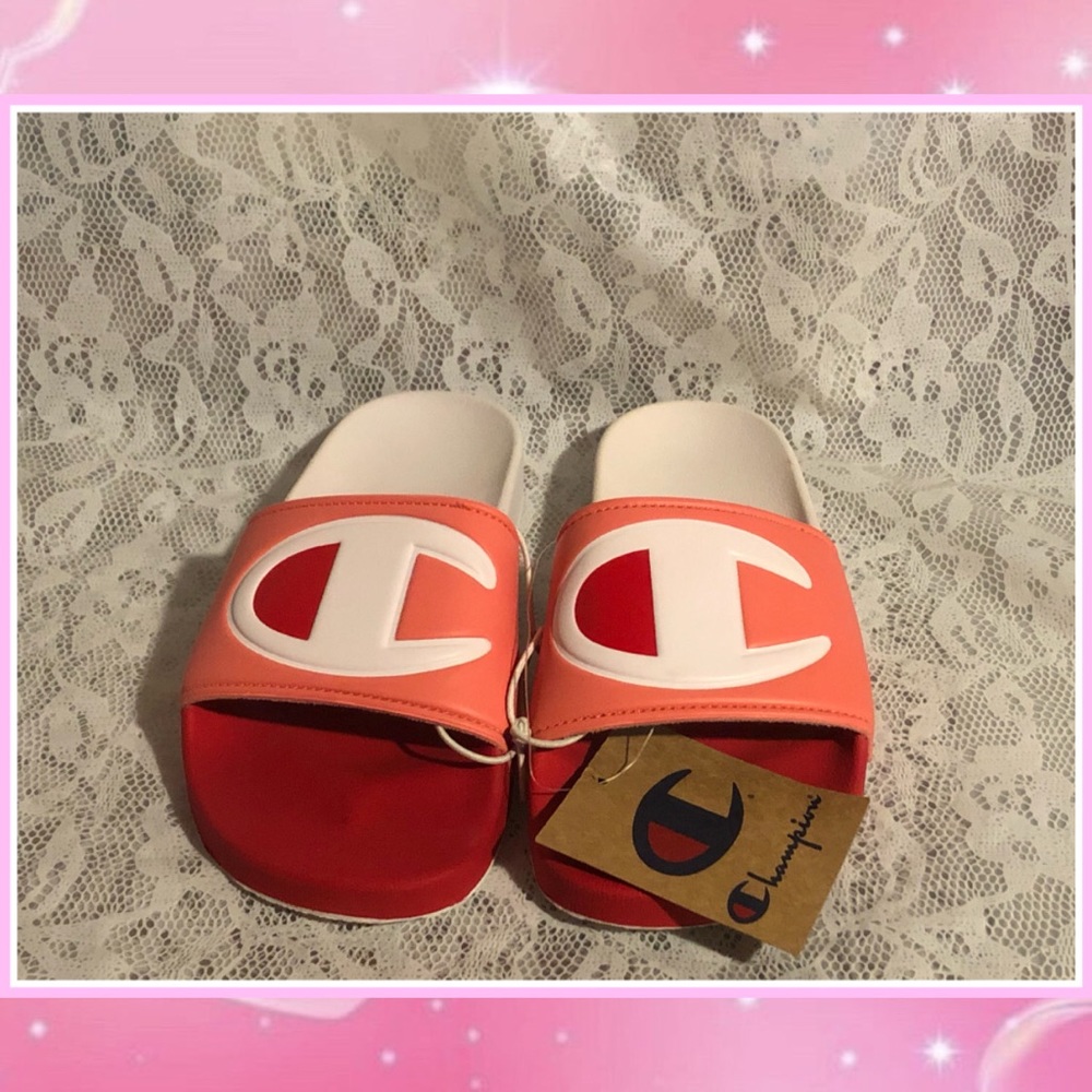 Champion Pink Slides